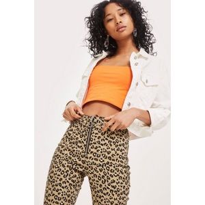 🐣SALE! Topshop Moto Leopard Print Joni Jeans